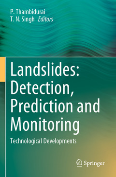 Couverture de l’ouvrage Landslides: Detection, Prediction and Monitoring