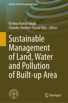 Couverture de l’ouvrage Sustainable Management of Land, Water and Pollution of Built-up Area