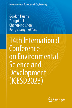 Couverture de l’ouvrage 14th International Conference on Environmental Science and Development (ICESD2023)