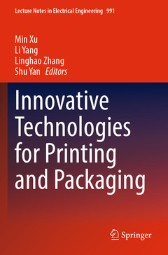 Couverture de l’ouvrage Innovative Technologies for Printing and Packaging