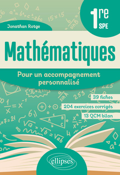 Couverture de l’ouvrage Mathématiques - Pour un accompagnement personnalisé - Première spécialité