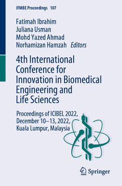 Couverture de l’ouvrage 4th International Conference for Innovation in Biomedical Engineering and Life Sciences