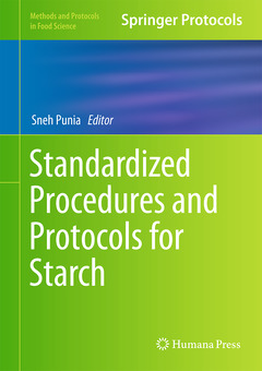 Couverture de l’ouvrage Standardized Procedures and Protocols for Starch