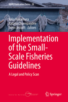 Couverture de l’ouvrage Implementation of the Small-Scale Fisheries Guidelines 