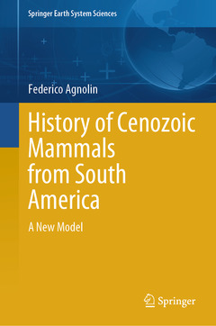 Couverture de l’ouvrage History of Cenozoic Mammals from South America 
