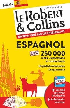 Couverture de l’ouvrage Le Robert & Collins Maxi + espagnol