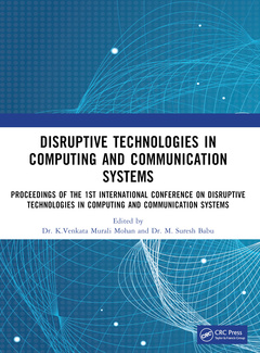 Cover of the book Disruptive technologies in Computing and Communication Systems