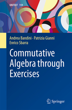Couverture de l’ouvrage Commutative Algebra through Exercises
