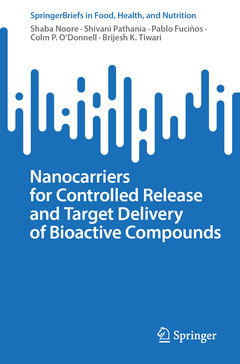 Couverture de l’ouvrage Nanocarriers for Controlled Release and Target Delivery of Bioactive Compounds