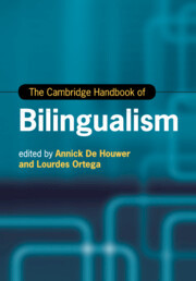 Couverture de l’ouvrage The Cambridge Handbook of Bilingualism