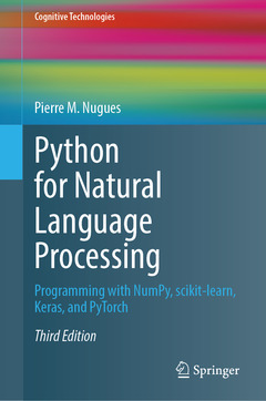 Couverture de l’ouvrage Python for Natural Language Processing