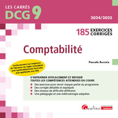 Couverture de l’ouvrage DCG 9 - Exercices corrigés de Comptabilité