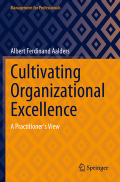 Couverture de l’ouvrage Cultivating Organizational Excellence