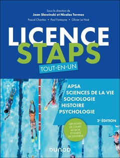 Couverture de l’ouvrage Licence STAPS Tout en un - 3e éd