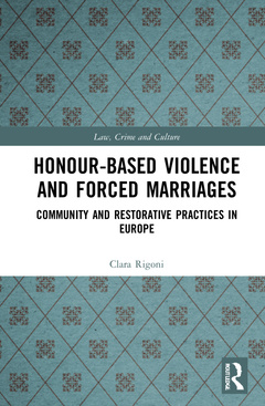 Couverture de l’ouvrage Honour-Based Violence and Forced Marriages