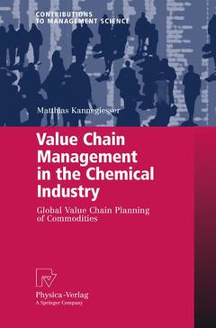 Couverture de l’ouvrage Value Chain Management in the Chemical Industry