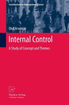 Couverture de l’ouvrage Internal Control