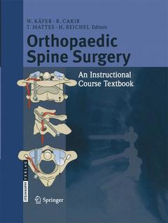 Couverture de l’ouvrage Orthopaedic Spine Surgery
