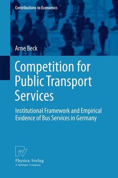 Couverture de l’ouvrage Competition for Public Transport Services