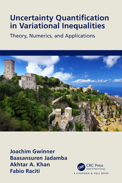 Cover of the book Uncertainty Quantification in Variational Inequalities
