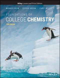 Couverture de l’ouvrage Foundations of College Chemistry