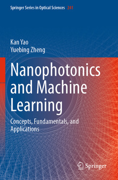 Cover of the book Nanophotonics and Machine Learning