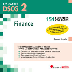 Couverture de l’ouvrage DSCG 2 - Exercices corrigés - Finance
