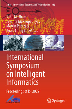 Couverture de l’ouvrage International Symposium on Intelligent Informatics