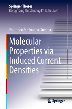 Couverture de l’ouvrage Molecular Properties via Induced Current Densities