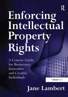 Couverture de l’ouvrage Enforcing Intellectual Property Rights