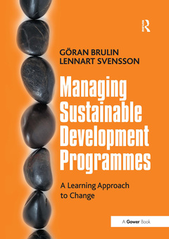 Couverture de l’ouvrage Managing Sustainable Development Programmes