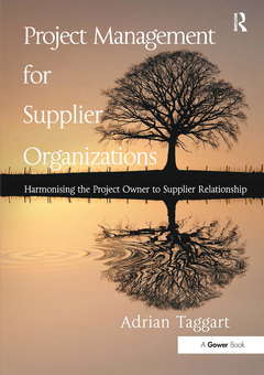 Couverture de l’ouvrage Project Management for Supplier Organizations
