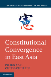 Couverture de l’ouvrage Constitutional Convergence in East Asia