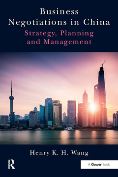 Couverture de l’ouvrage Business Negotiations in China