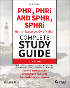 Couverture de l’ouvrage PHR, PHRi and SPHR, SPHRi Professional in Human Resources Certification Complete Study Guide