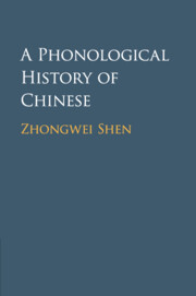 Couverture de l’ouvrage A Phonological History of Chinese