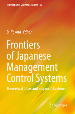 Couverture de l’ouvrage Frontiers of Japanese Management Control Systems