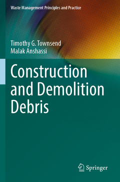 Couverture de l’ouvrage Construction and Demolition Debris