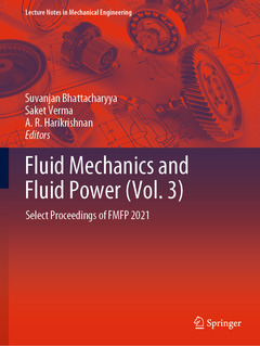 Couverture de l’ouvrage Fluid Mechanics and Fluid Power (Vol. 3)
