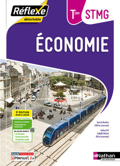 Couverture de l’ouvrage Pochette Réflexe - Economie Tle STMG BAC STMG - 2024 - Pochette - élève - + iManuel