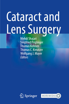 Couverture de l’ouvrage Cataract and Lens Surgery