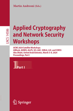 Couverture de l’ouvrage Applied Cryptography and Network Security Workshops