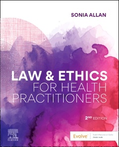 Couverture de l’ouvrage Law and Ethics for Health Practitioners