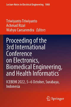 Couverture de l’ouvrage Proceeding of the 3rd International Conference on Electronics, Biomedical Engineering, and Health Informatics