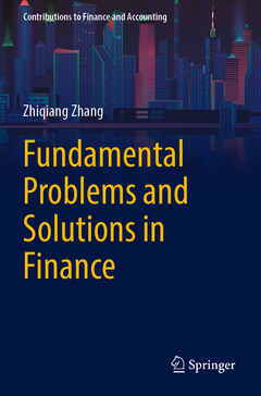 Couverture de l’ouvrage Fundamental Problems and Solutions in Finance