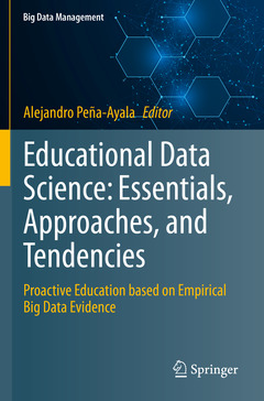 Couverture de l’ouvrage Educational Data Science: Essentials, Approaches, and Tendencies