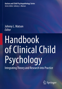 Couverture de l’ouvrage Handbook of Clinical Child Psychology