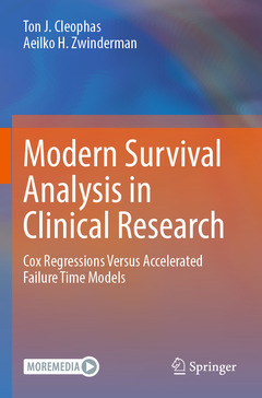 Couverture de l’ouvrage Modern Survival Analysis in Clinical Research