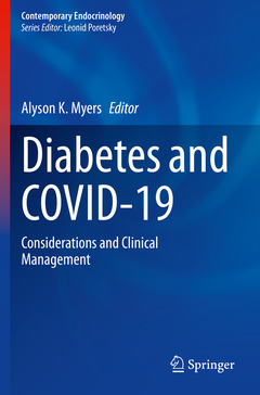 Couverture de l’ouvrage Diabetes and COVID-19