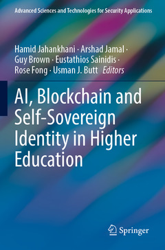 Couverture de l’ouvrage AI, Blockchain and Self-Sovereign Identity in Higher Education